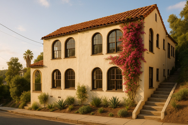 2BR rental in Los Angeles — Echo Park Spanish — 2BR with hill view